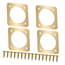 Birdhouse Entrance Guard Set, Metal Predator Blocking Plate, Weather Resistant with Screws, 3.8cm
