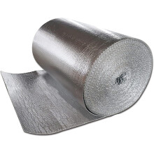 Thermal Insulation Foil Roll, Aluminium Bubble Waterproof Radiator Reflective Sheet for Wall Roof Floor Loft Energy Saving