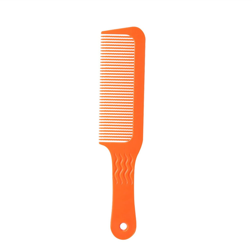 Unisex Orange Professional Hairdressing Comb For Salon Barber Cutting And Hair Styling With Precise Sectioning