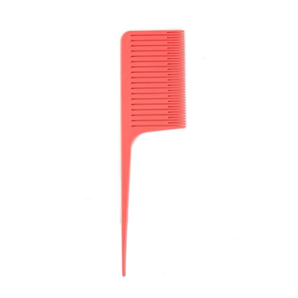 Unisex Pink Professional Hairdressing Comb 26Cm With Rounded Scalpsafe Teeth For Salon Cutting And Styling