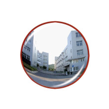 Wide Angle Convex Traffic Safety Mirror 45120CM, 130 View, Shatterproof PC ABS, Weatherproof Visor