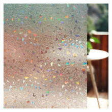 Window Privacy Film Static Cling UV Blocking Reusable Frosted Window Cling 45x200cm WP1017