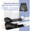 DIY Window Screen Replacement Kit with SelfAdhesive Mesh for Mosquito and Insect Blocking  Black 2