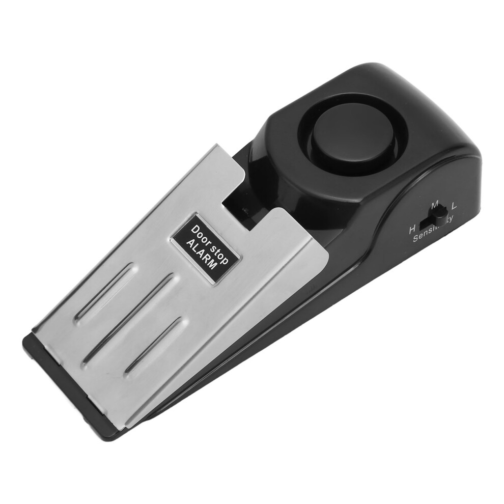 Portable Door Stop Alarm For Travel, Loud Shrill Ensuring Security Protection, Dual Function Device With Vibration Sensing Alarm For Hotels And Homes 9482828864315