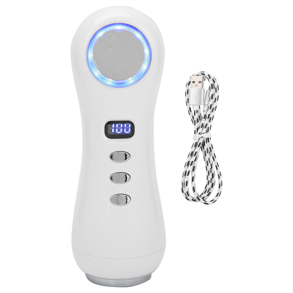 Red Light Therapy Facial Massager Skin Tightening Device With Vibration Technology And Radio Frequency For Collagen Activity And Anti Aging Effects
