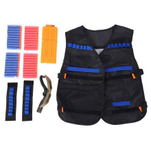 Nerf Tactical Vest with Easy Installation and Dart Storage Loops Durable Oxford Cloth Material for Enhanced Firepower Carry Capacity