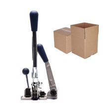 PP Strapping Tool 3 in 1 Manual Tensioner Cutter for 13mm Plastic Straps Durable Metal