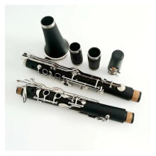 Professional German Style Clarinet 18 Keys G Tone Bakelite Body Nickel Plated Keys with Case and Reed