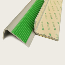 WearResistant Rubber Stair Edge Protector Trim, NonSlip and NoiseReducing Step Guard for Indoor Outdoor Use, Green