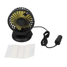 Ventilateur à pince pour voiture, climatiseur portable à hauteur réglable, ventilation puissante et silencieuse, 12 V, économie d'énergie, pour