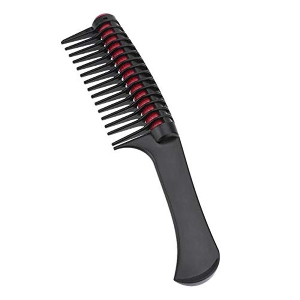 Unisex Hair Styling Comb With BuiltâIn Rolling Design For Blow Drying, Wide Tooth, Compact Travel Size