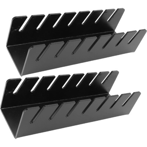 Hat Rack Baseball Cap Organizer Wall Mounted Holds 7 Caps Clear Acrylic Space Saving Black 1