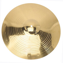 14 Inch Drum Cymbal with Clear Balanced Sound, Classic Golden Finish, Lightweight Durable Build