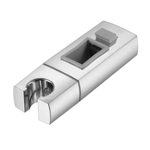 Wall Mounted Adjustable Shower Head Holder Bracket Chrome ABS for Bathroom Hand Shower