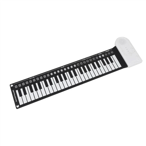 49 Key Roll Up Piano Keyboard Foldable Silicone Electronic Piano with MultiMode Sound Control 1