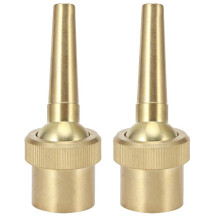 2Pcs G3/4in Adjustable Fountain Nozzle Spray Head for Garden Pond Outdoor Water Features