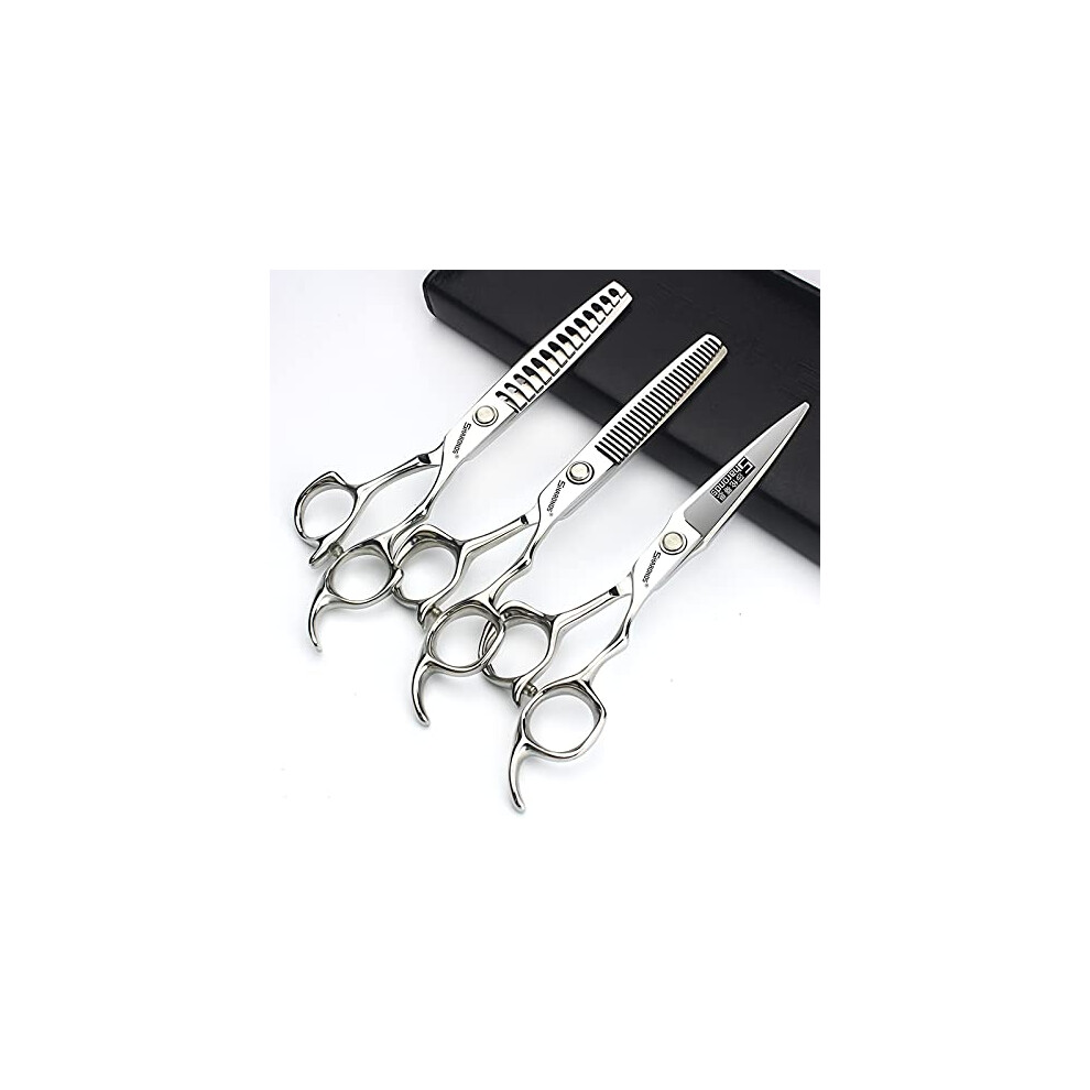 6 Inch Professional Hairdressing Scissors Set with Precise Cutting Blades and Ergonomic Handle