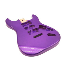 Poplar Electric Guitar Body Unfinished for DIY Custom Build Smooth Durable Professional Grade