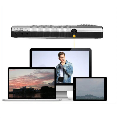 Portable Electronic Piano 61 Keys Foldable Silicone Keyboard with 128 Tones and Recording Function 1