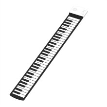 Portable Electronic Keyboard 49Key Foldable Roll Up Piano with Stereo Sound for Beginners and Travel