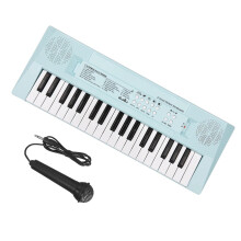 Electronic Keyboard Piano 37 Keys for Beginners with Mini Microphone, Color 02