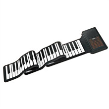 Portable 88 Keys Roll Up Piano Keyboard with 128 Tones and Rhythms for Adults Foldable Design