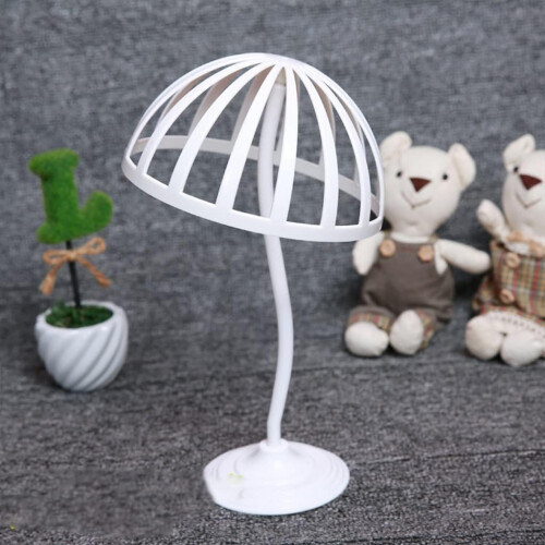 Wig Stand and Hat Display Rack with Stackable Design for Styling Drying and Organized Storage 2