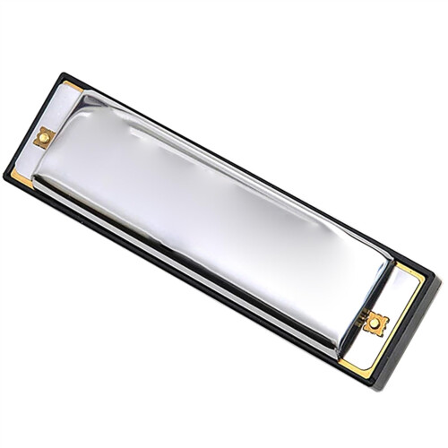 Bb Key Diatonic Harmonica 10 Hole Brass Reed Warm Clear Tone Beginner Harp with Case 1