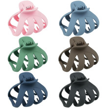 Hair Claw Clips for Thick Hair Women, Large Jumbo Hair Clips Set with Secure Nonslip Grip, 6 Pack