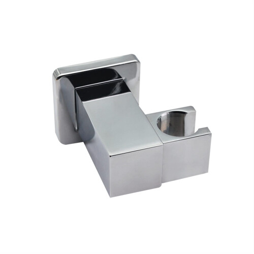 Shower Head Holder Brass Wall Mount Electroplated Bathroom Bracket for Drill Installation