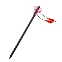 Chinese Wedding Headdress Vintage Hanfu Hair Accessories with Graceful Tassel for Bridal and Photography
