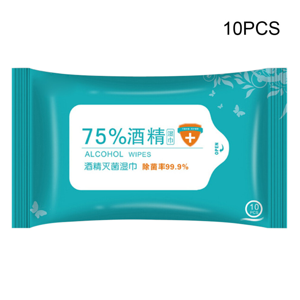 Travel-Sanitizer, Alcohol Wet Hand Wipes, Aloe Moisturizer Infused, Effective Germ Elimination, Quick Dry Formula