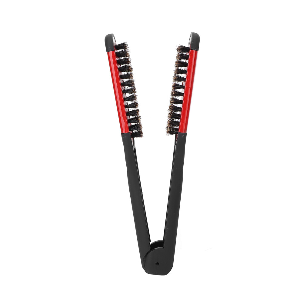 Unisex Salon-Quality Hair Straightening Comb, Keratin Comb With Even Heat Distribution For Smooth Styling, Travel Friendly Nylon Bristles High Temperature