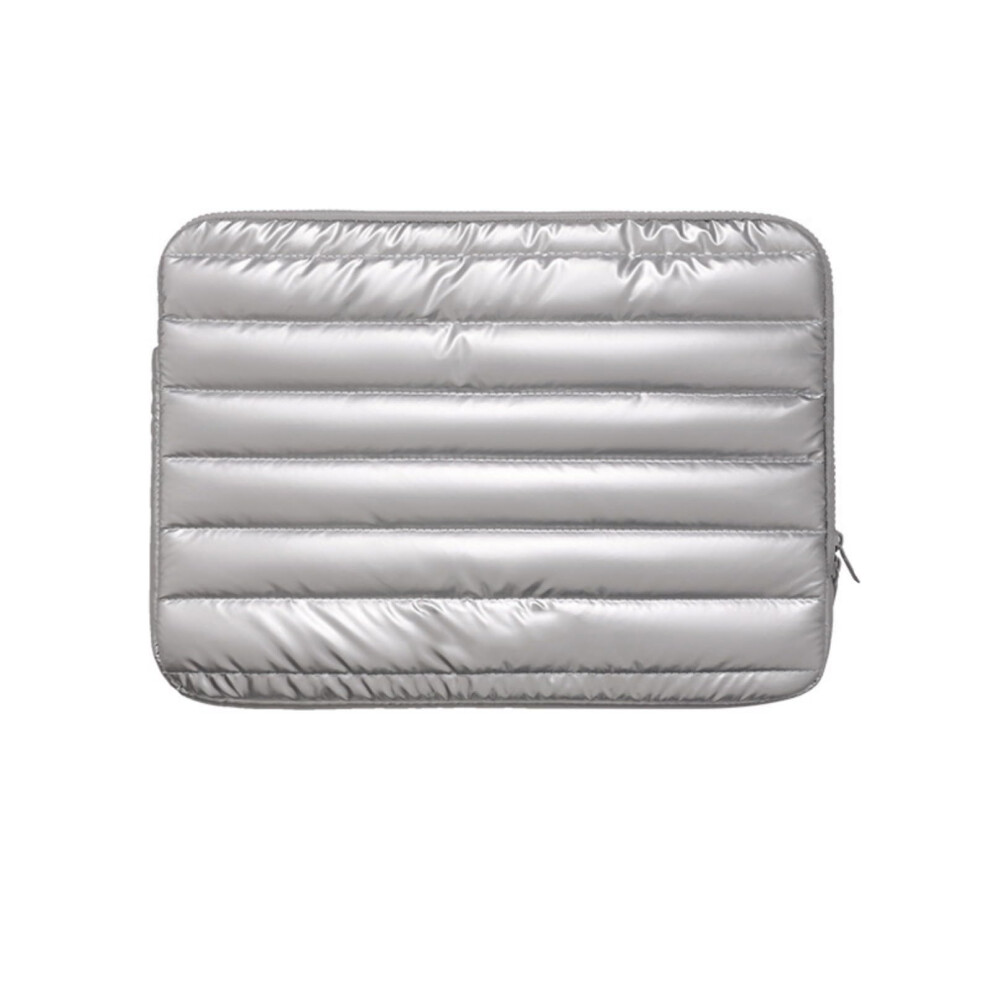 Laptop Sleeve With Shockproof Puffy Protection For 13.3 And 14 Inch Tablets Case Silver 9174973417910