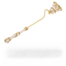 Vintage Candle Snuffer Long Handle Rustic Zinc Alloy Candle Extinguisher for Home Decor