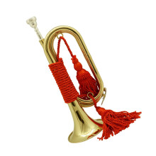 Beginner Brass Trumpet Lacquered Gold Finish Smooth Valve Action Bright Tone for School Band