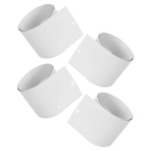 4pcs White Vertical Blind Replacement Slats for Sliding Glass Door Window Easy Install Universal Fit