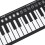 49 Keys Foldable Electronic Piano Keyboard with Realistic Key Touch and MultiLevel Rhythm Control 5