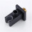 Shower Head Holder Matte Black Wall Mounted Adjustable Bracket Square Slider Durable Bathroom Accessory 5