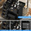 Black Dressing Desk Vanity Table LED Lights Mirror 6