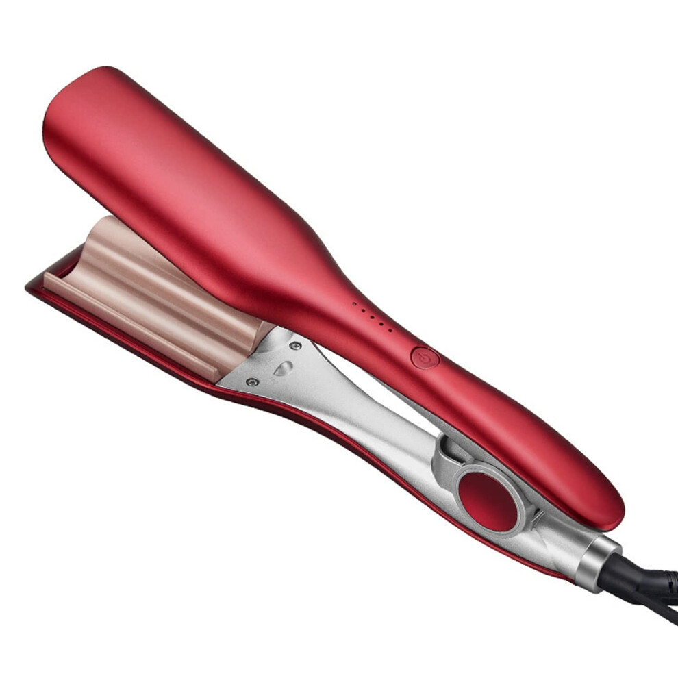 Hair Straightener and Curler, Tourmaline Ceramic 2 in 1 Styling Iron, Adjustable Temp, Reduces Frizz