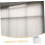 PVC Vertical Blind Slats Replacement for Sliding Doors and Windows, Durable Easy Install 3pcs 4