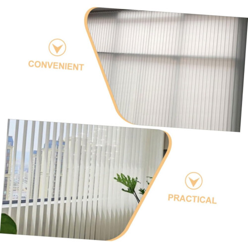 PVC Vertical Blind Slats Replacement for Sliding Doors and Windows, Durable Easy Install 3pcs 1
