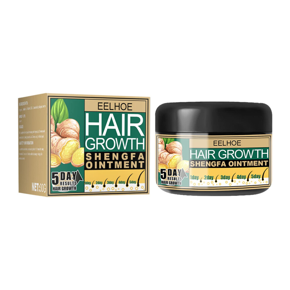 Cream Natural Ginger Hair Growth For Men And Women, Scalp Nourishing And Split Ends 30G
