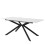 Auto-Extend Dining Table, Marble Top & Cross Legs 5