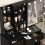 6-Drawer LED Makeup Mirror Vanity Set Dresser Desk 8