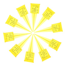 10pcs Outdoor Rain Gauge with Wide Mouth for Lawn Sprinkler Precise Rainfall Measurement