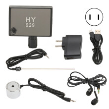 Underground Pipe Water Leak Sensor Tool, Water Pipe Leakage Detection with High Strength Dual Probe Design Sound Intensifier Rechargeable Battery for