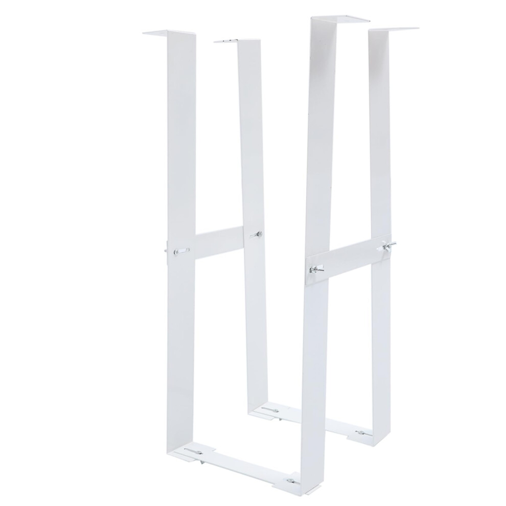Under Desk Cpu Holder, Adjustable Steel Computer Tower Mount With Spacesaving Design And Easy Access White 9164114142382