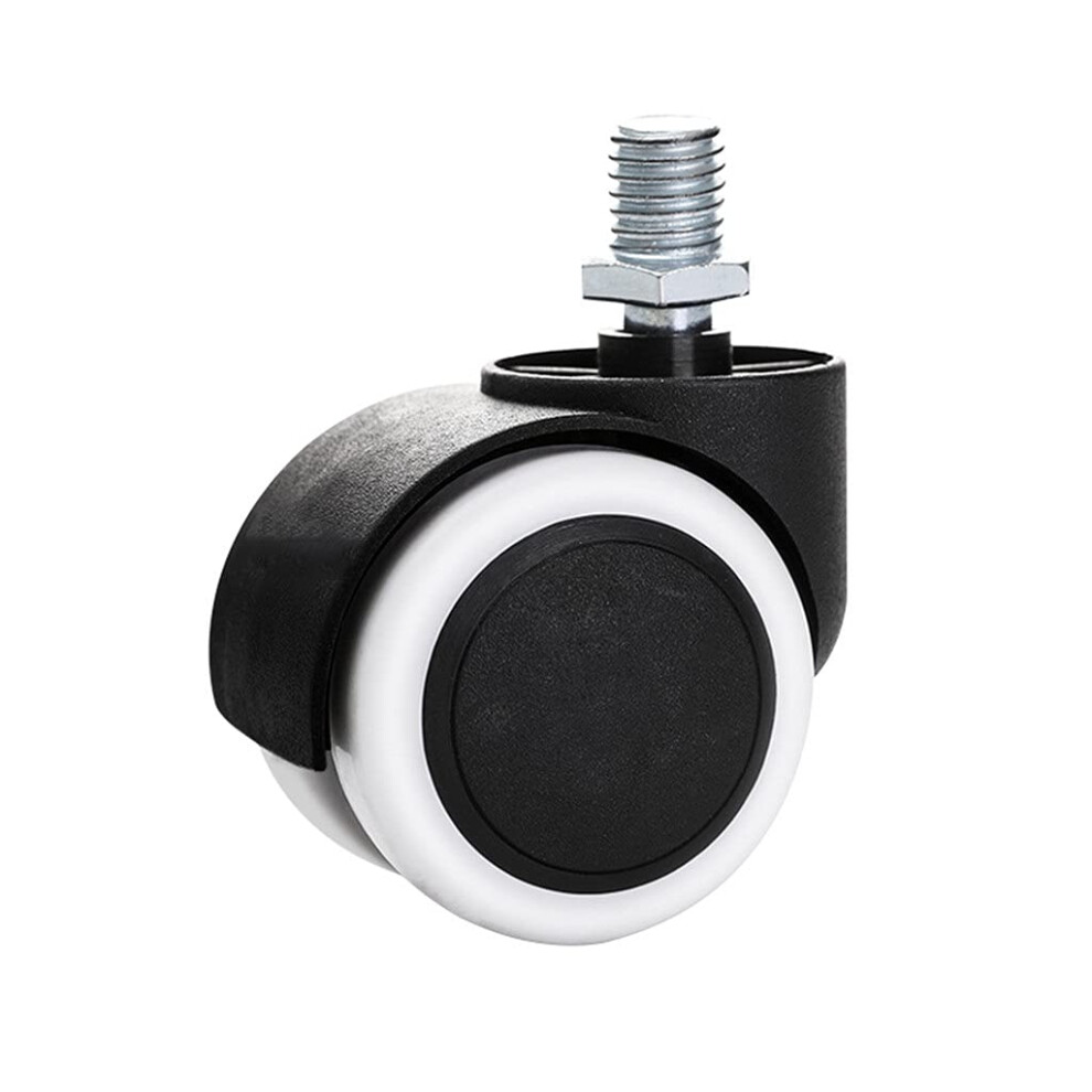 Universal Office Chair Wheels Set M11 Smooth Swivel Rubber Casters Silent Rolling Replacement 9164114142597